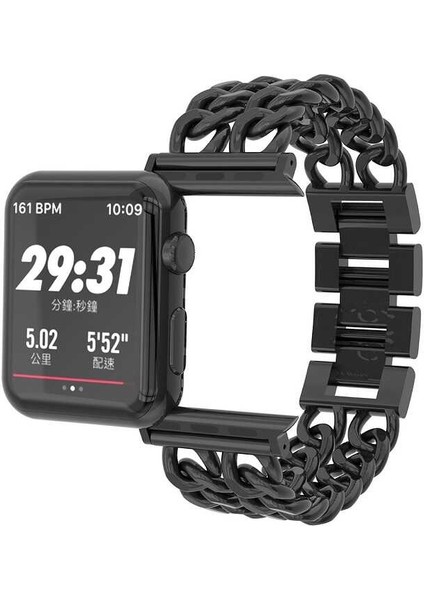 Apple Watch Uyumlu 2 3 4 5 6 Se 42MM Cowboy Metal Kordon