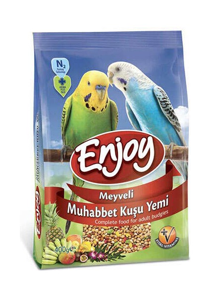 Meyveli Muhabbet Kuşu Yemi 400 gr