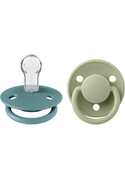 De Lux 2'li Silikon Emzik Island Sea & Sage 0-36 Ay