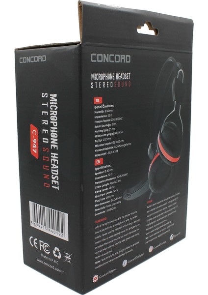 Mikrofonlu Oyuncu Gaming Stereo Kulaklık C-947