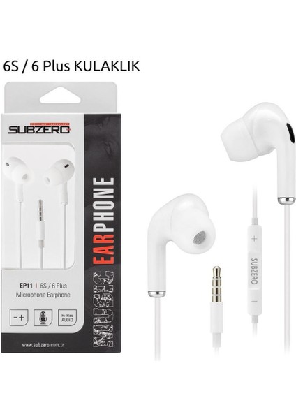 Iphone Mikrofonlu Kulak Içi Kulaklık Subzero EP11
