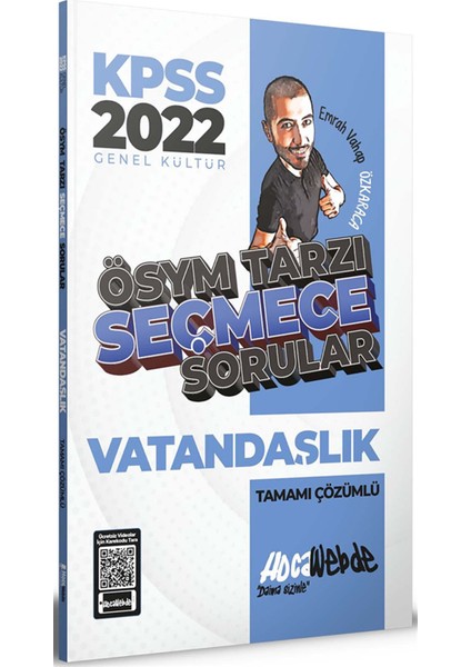 2022 KPSS Vatandaşlık Ösym Tarzı Seçmece Sorular Tamamı Çözümlü Soru Bankası