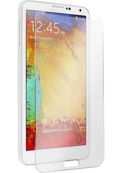 Samsung Note 3 Ekran Koruyucu Tempered Glass Orange