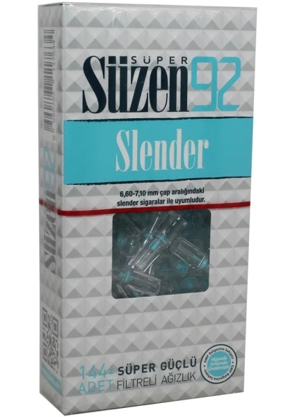 Süper Süzen 92 Slender Filtreli Ağızlı