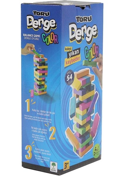 Torutoys Toru Renkli Denge Oyunu 54 Parça