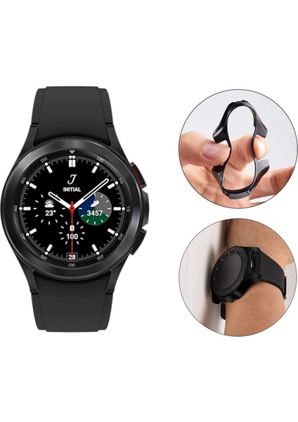 Samsung Galaxy Watch 4 Classic 46MM Önü Açık Tasarım Silikon Kılıf modelleri