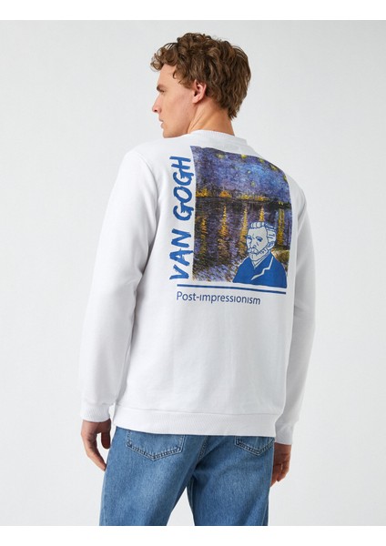 Van Gogh Sweatshirt Lisanslı Baskılı