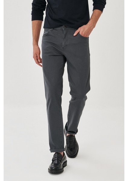 Texas Slim Fit Dar Kesim Normal Bel Esnek Jean Kot Pantolon