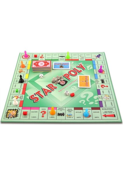Poly Emlak Ticaret Oyunu Monopoly Monopoli Metropol Starpoly