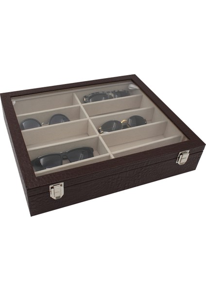 Gözlük Kutusu 10'lu Kroko Kahve fiyatları