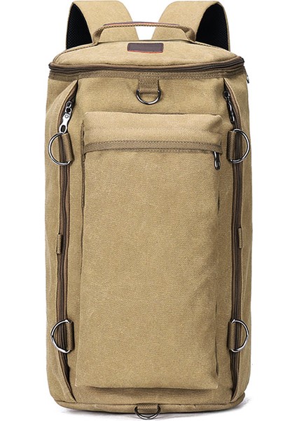 Büyük Kapasiteli Spor Seyahat Sırt Çantası Haki (Yurt Dışından)