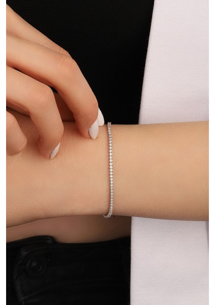 1.5 mm Su Yolu 925 Ayar Gümüş Bileklik fiyatları