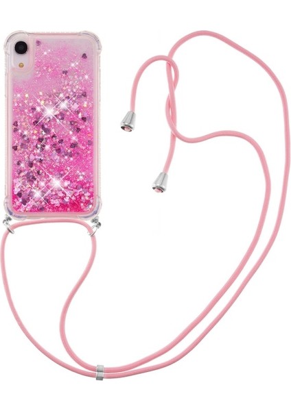 Apple iPhone Xr 6.1 Inç Uyumlu Ayarlanabilir Ipli Simli Pc + Tpu Telefon Kılıfı (Yurt Dışından)