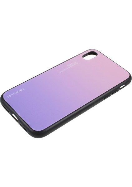 Apple iPhone Xr 6.1 Inç Uyumlu Degrade Renkli Cam Pc + Tpu Telefon Kılıfı (Yurt Dışından) fiyatları
