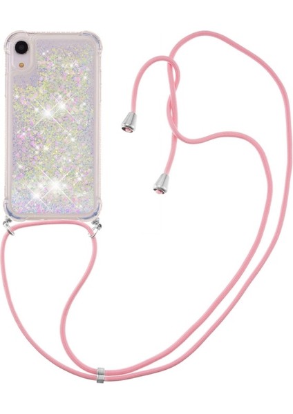 Apple iPhone Xr 6.1 Inç Uyumlu Ayarlanabilir Ipli Simli Pc + Tpu Telefon Kılıfı (Yurt Dışından)