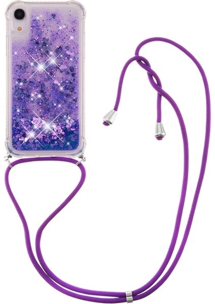 Apple iPhone Xr 6.1 Inç Uyumlu Ayarlanabilir Ipli Simli Pc + Tpu Telefon Kılıfı (Yurt Dışından)