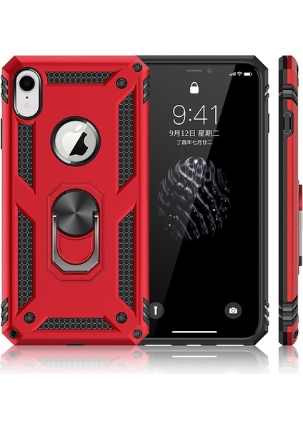 Hello-U Apple iPhone Xr 6.1 Inç Uyumlu Hibrit Pc Tpu Telefon Kılıfı (Yurt Dışından)