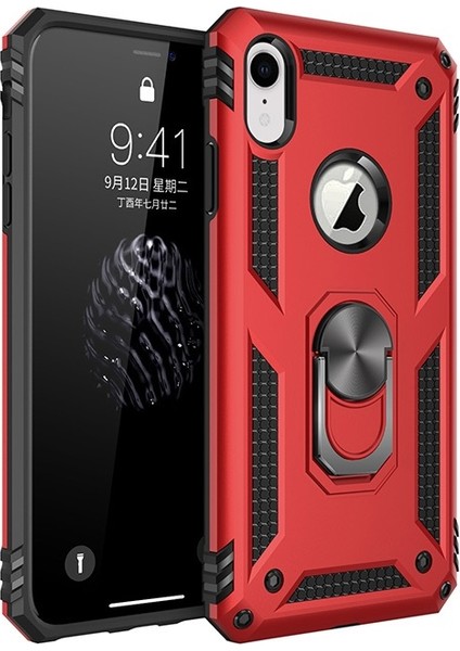 Hello-U Apple iPhone Xr 6.1 Inç Uyumlu Hibrit Pc Tpu Telefon Kılıfı (Yurt Dışından)