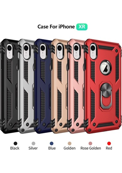Pc Tpu Zırh Telefon Kapağı ile Kickstand ile Apple iPhone Xr 6.1 Inç (Yurt Dışından)