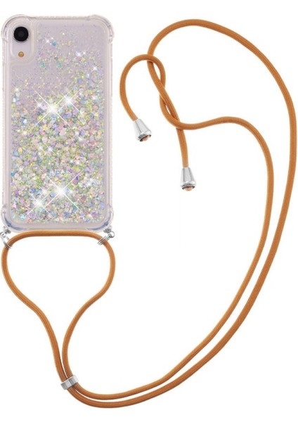 Apple iPhone Xr 6.1 Inç Uyumlu Ayarlanabilir Ipli Simli Pc + Tpu Telefon Kılıfı (Yurt Dışından)