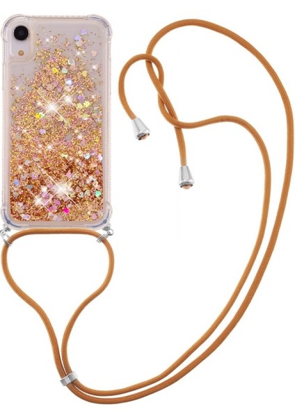 Apple iPhone Xr 6.1 Inç Uyumlu Ayarlanabilir Ipli Simli Pc + Tpu Telefon Kılıfı (Yurt Dışından)