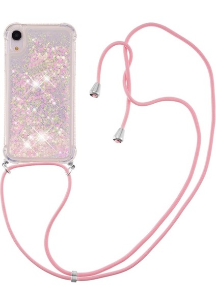 Apple iPhone Xr 6.1 Inç Uyumlu Ayarlanabilir Ipli Simli Pc + Tpu Telefon Kılıfı (Yurt Dışından)