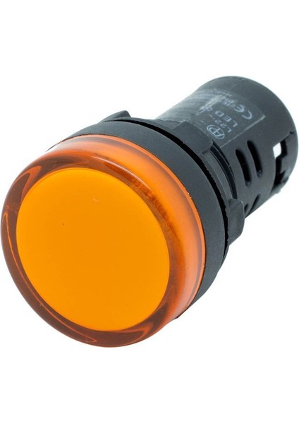 22 mm Sarı Ledli Sinyal Lambası 220V Ac Gwest