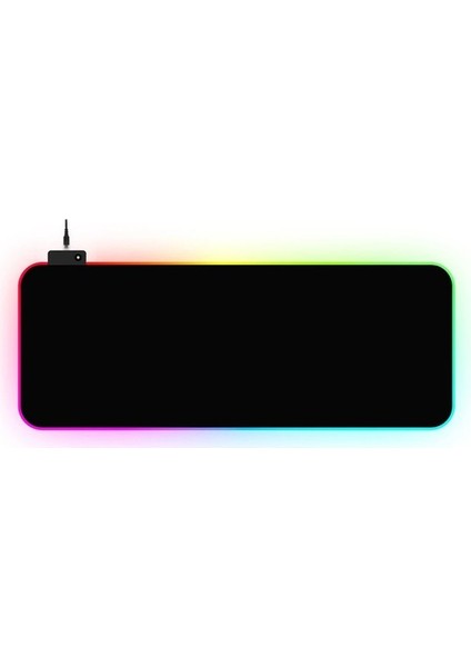 Xtrike Me Rgb Işıklı Düz Siyah 80*30 cm Mouse Pad