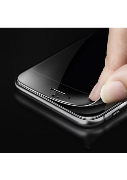 Iphone 8 Plus Mat Ekran Seramik Tam Kaplayan Kırılmaz Cam Nano Ekran Koruyucu Siyah
