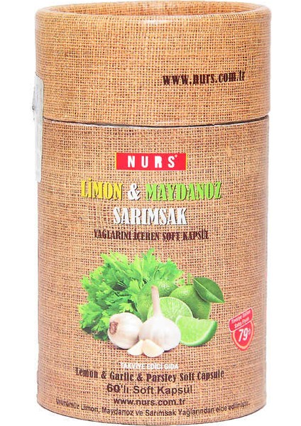 Limon Maydanoz Sarımsak Kürü 60 Kapsül