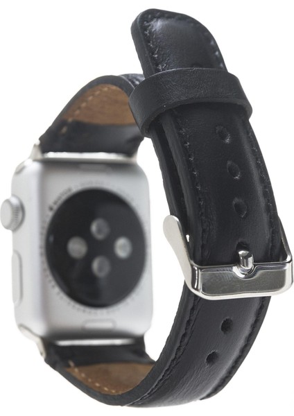 Apple Watch Uyumlu Deri Kordon 42-44MM Taba