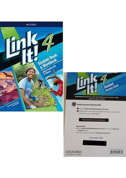 Link It! 4 Student Book & Workbook With Practice Kit & Videos