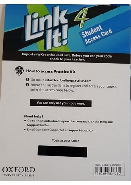 Link It! 4 Student Book & Workbook With Practice Kit & Videos