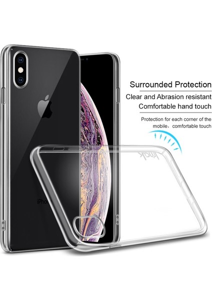 Apple iPhone Xs Için Max 6.5 Inç Uyumlu Tpu+Pc Ekran Korumalı Telefon Kılıfı - Şeffaf (Yurt Dışından) indirimleri