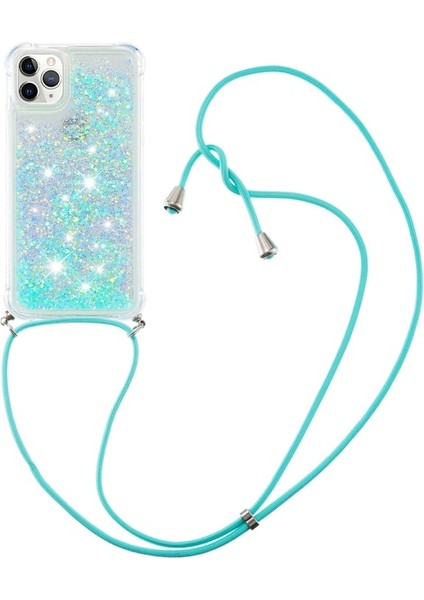 Apple iPhone 11 Pro 5.8 Inç Uyumlu Ayarlanabilir Ipli Simli Telefon Kılıfı - Mavi (Yurt Dışından)