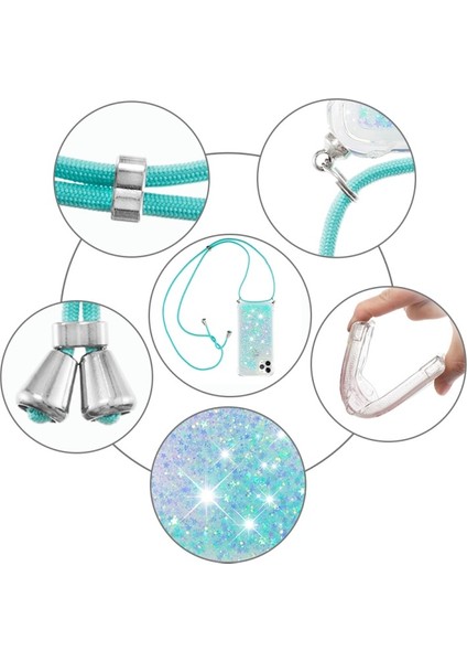 Apple iPhone 11 Pro 5.8 Inç Uyumlu Ayarlanabilir Ipli Simli Telefon Kılıfı - Mavi (Yurt Dışından) indirimleri