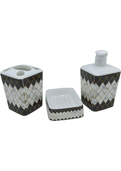 Desenli Lavabo Seti Kod:90