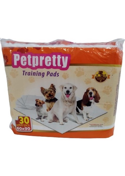 Pet Pretty Çiş Pedi 60X90 30'lu Naturel