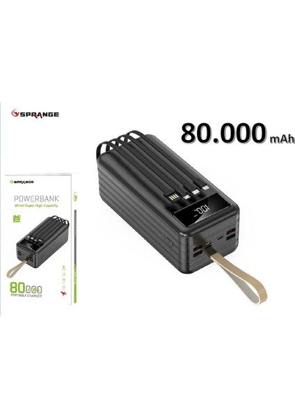 Sr-P9 80000 mAh Powerbank