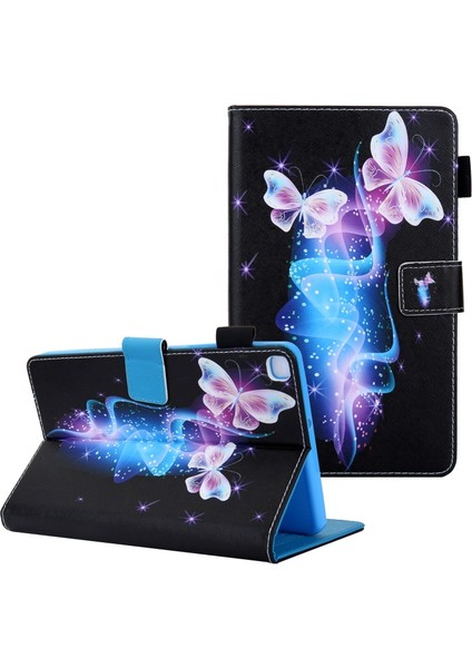 Deri Galaxy Tab A7 Lite 8.7-Inç Için Tablet Kılıfı (Yurt Dışından)