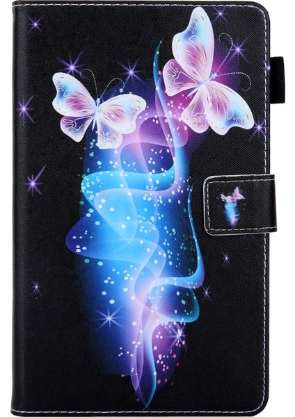 Deri Galaxy Tab A7 Lite 8.7-Inç Için Tablet Kılıfı (Yurt Dışından)
