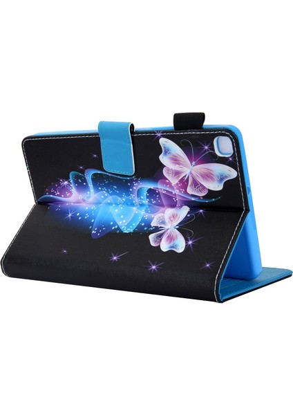 Deri Galaxy Tab A7 Lite 8.7-Inç Için Tablet Kılıfı (Yurt Dışından)