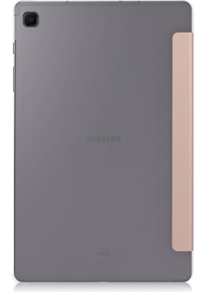 Çizilmeye Dayanıklı Parmak Izi Tutmayan Pu Deri Katlanabilir Kapaklı Tablet Kılıfı - Samsung Galaxy Tab A7 10.4 (2020) (Yurt Dışından)