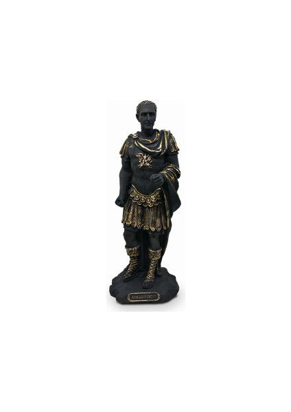 Dekoratif Polyester Julius Caesar Heykel Biblo (25X9CM)