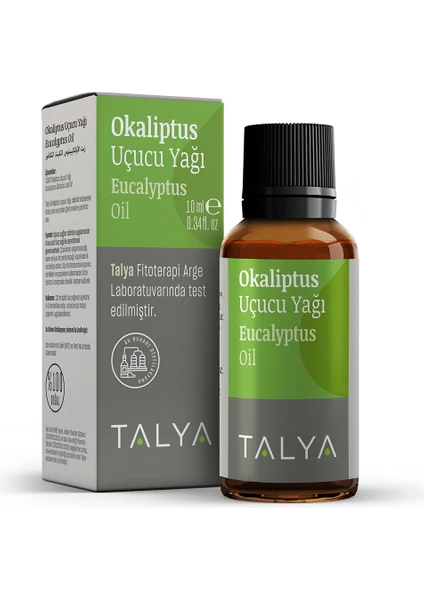 Okaliptus Uçucu Yağı (Eucalyptus Essential Oil), %100 Saf ve Doğal, 10 ml