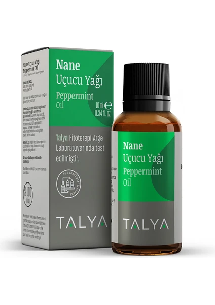 Nane Uçucu Yağı (Peppermint Essential Oil), %100 Saf ve Doğal, 10 ml