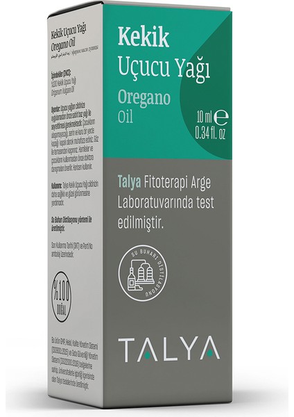 Kekik Uçucu Yağı, %100 Saf ve Doğal, Yüksek Karvakrol, 10 ml