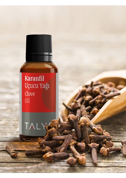 Karanfil Uçucu Yağı, (Clove Essential Oil), %100 Saf ve Doğal, Bitkisel Aromaterapi Yağı, 10 ml