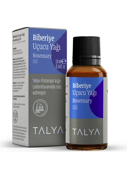 Biberiye Uçucu Yağı, %100 Saf ve Doğal, Bitkisel Uçucu Yağ, 10 ml