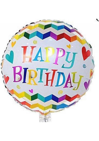 Happy Birthday Kalpli Folyo Balon 1ADET
